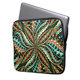Floral And Glamour Seamless Stylish   Laptop Sleeve