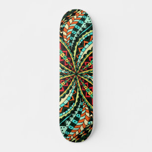 Floral And Glamour Seamless Stylish Skateboard