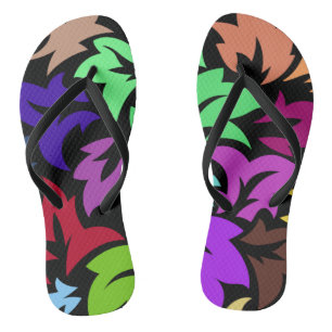 Floral And Glamour Seamless Stylish Summer Jandals