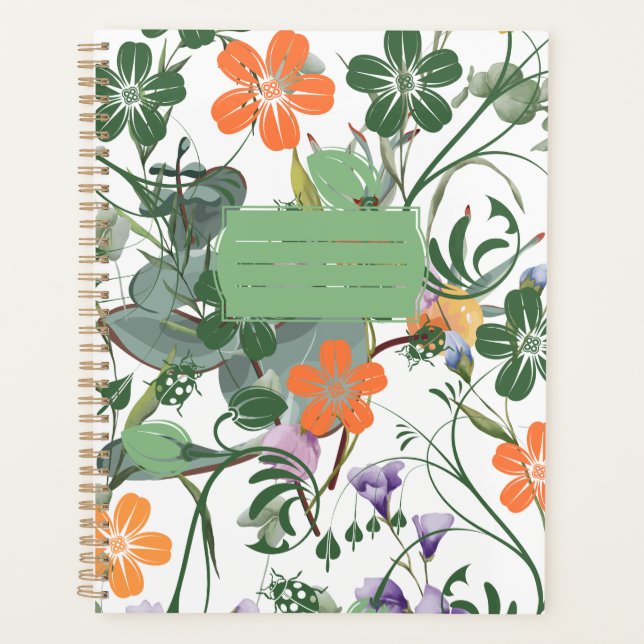 Floral and Insect Planner (Front)