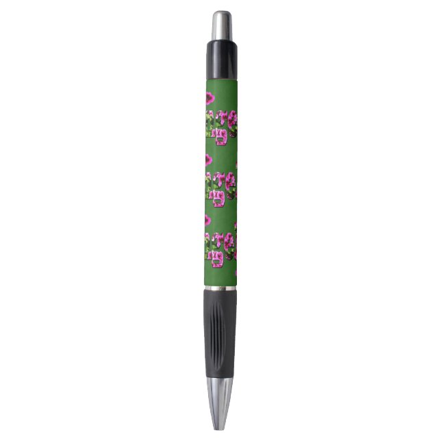 Floral Angela Name, Emmy Pen (Front Vertical)