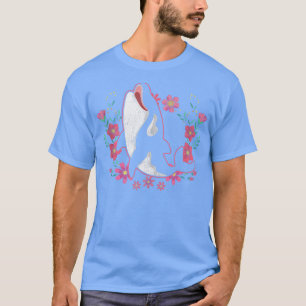 Floral Animal Orca Aquarist Women Gift Eotic Kille T-Shirt
