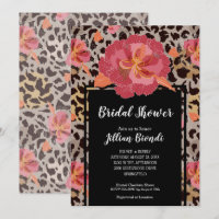 Floral Animal Print Bridal Shower