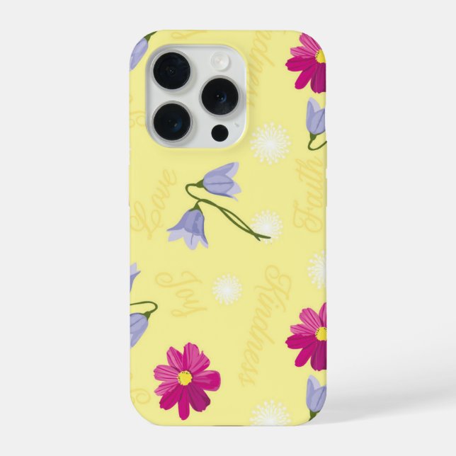 Floral Apple iPhone Case (Back)