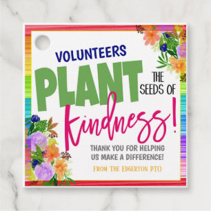 Floral Appreciation Gift Tags