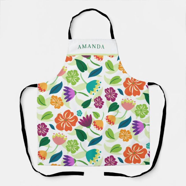 Floral  apron (Front)