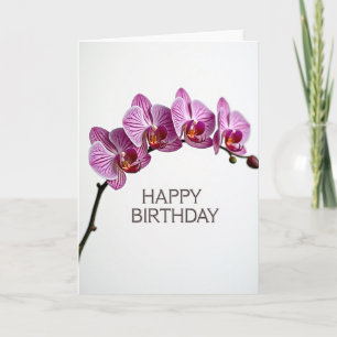 Floral Arc Birthday Card