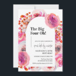 Floral Arch 40th Birthday Invitation for Women<br><div class="desc">Introducing 'The Big Four Oh' - an elegant 40th birthday invitation crafted for women. Our floral arch design symbolises the beauty and grace of reaching this significant milestone. Available in both digital and print versions, this invitation ensures your special day starts with a touch of class. Celebrate your journey, and...</div>