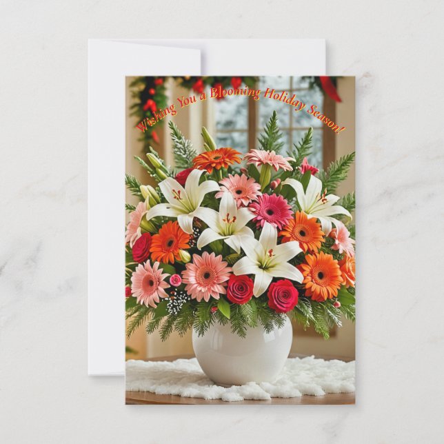 Floral arrangement  invitation (Front)