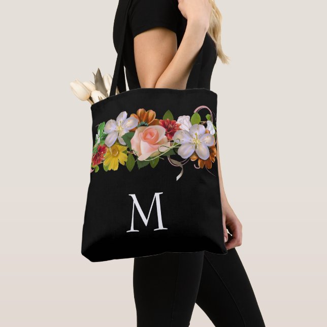 Floral Arrangement Tote Bag (Close Up)