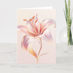 FLORAL ART #16 THANK YOU CARD