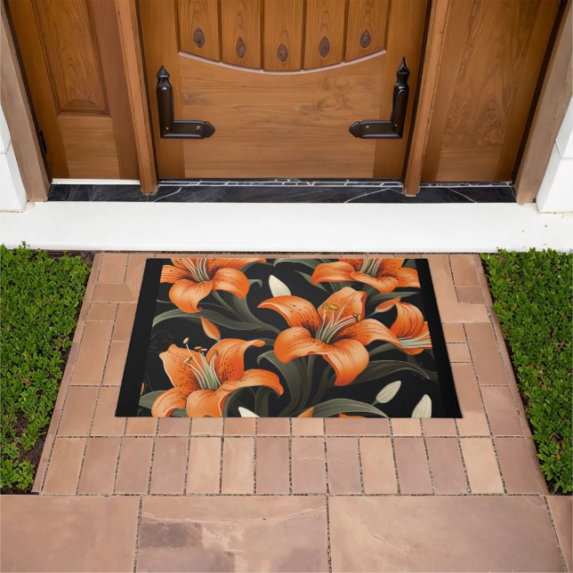 FLORAL ART #1 DOORMAT (Outdoor)