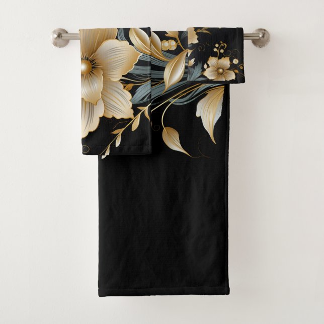 FLORAL ART #2 BATH TOWEL SET (Insitu)