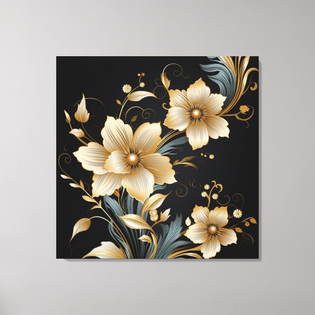 FLORAL ART #2 CANVAS PRINT (Front)