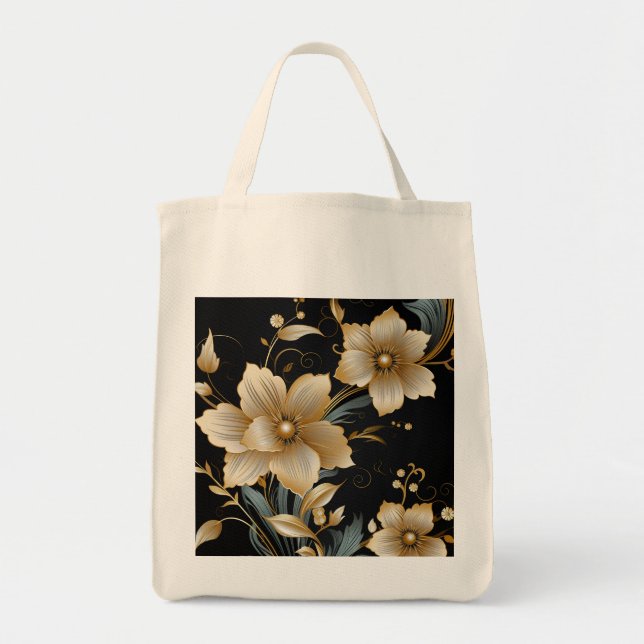 FLORAL ART #2 TOTE BAG (Front)