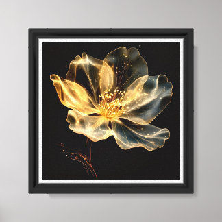 Floral Art Canvas Print for Office/bedroom walls.