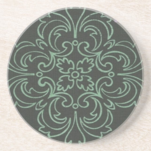 Floral Art Coaster (Front)