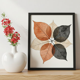 Floral Art Colorful Flower Wall Art , Home Decor
