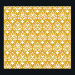 Floral Art Deco: Modern Damask Poster<br><div class="desc">Modern floral art deco seamless pattern. Vintage damask illustration with leaves. Decorative botanical background. Botanical Vintage Damask with Leaves. Ideal for Decorative Backgrounds. Art Deco Botanical Elegance: Vintage Leaves in Harmony. background, pattern, abstract, illustration, flower, texture, decor, fashion, vintage, leaf, floral, retro, line, seamless, wave, luxury, cute, fabric, ornament, modern...</div>