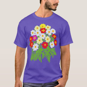 Floral Art Flowers and Ferns for Mothers Day T-Shirt