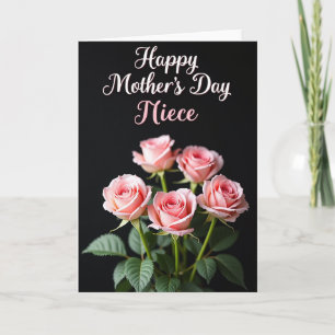 Floral Art Happy Mothers Day Card
