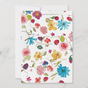 Floral Art Invitation
