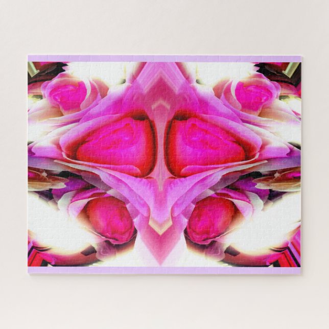 Floral art jigsaw puzzle (Horizontal)