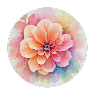 Floral Artistry Unveiled Design Cutting Board