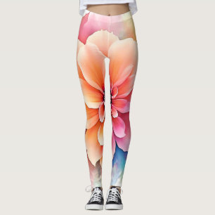 Floral Artistry Unveiled Design Leggings