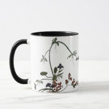 floral artwork japanese flower mug
