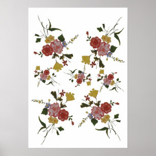 Floral Artwork Japanese Flower Poster