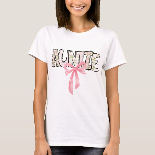 Floral Auntie Tshirt (Front)
