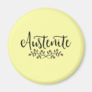 Floral Austenite Magnet