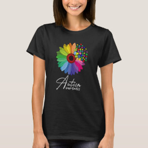 Floral Autism Daisy Flower Men Women Kids Autism A T-Shirt