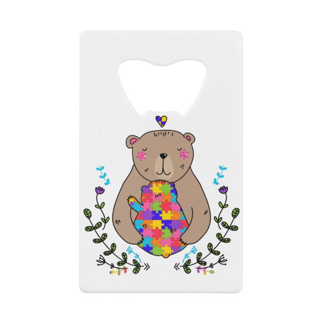 floral autistic mama bear (Front)