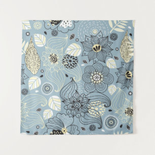 Floral Autumn: Elegant Seasonal Design Tapestry