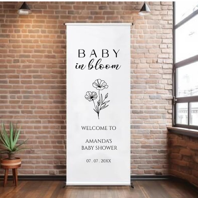  Floral baby shower Banner (Creator Uploaded)