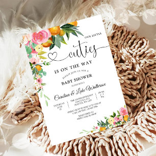 Floral Baby Shower Invitation