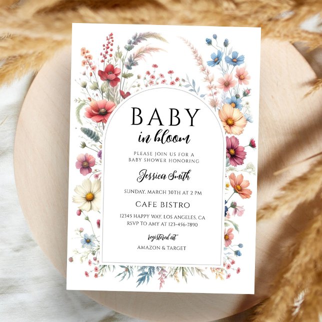Floral Baby Shower Invitation (Creator Uploaded)