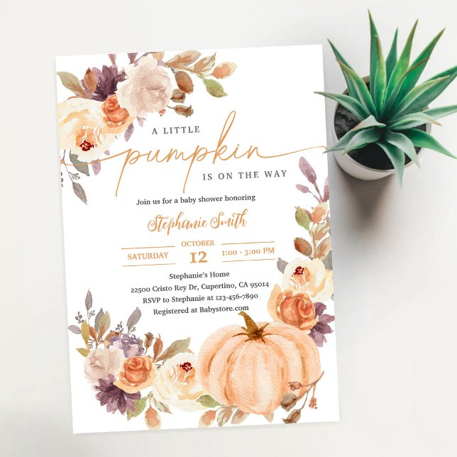 Floral Baby Shower Invitation (Creator Uploaded)