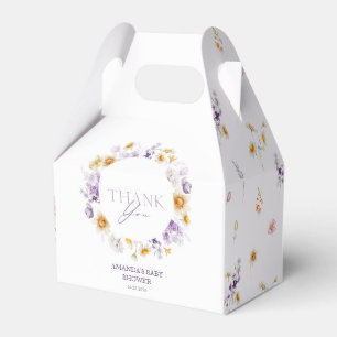 Floral Baby Shower Thank You Gift Box