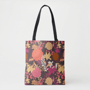 Floral background 2 tote bag