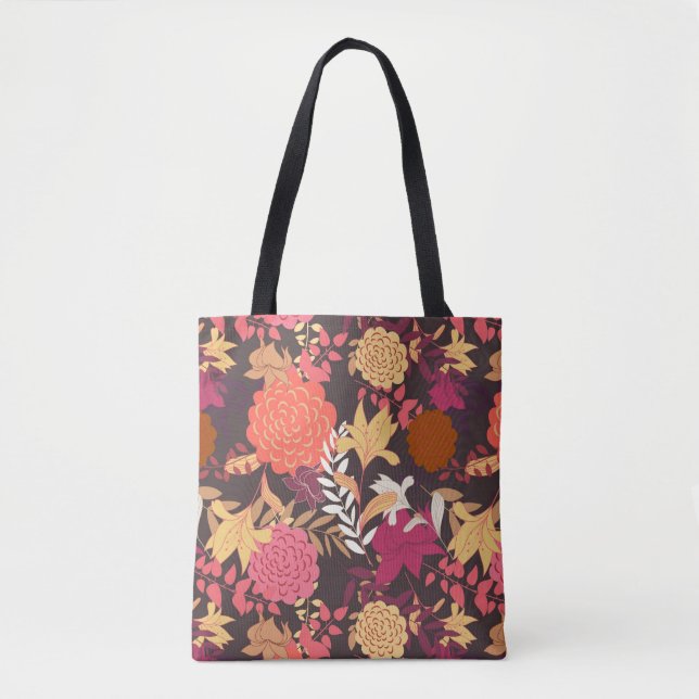 Floral background 2 tote bag (Front)