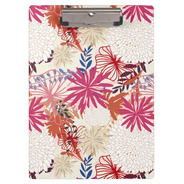 Floral background 3 clipboard (Front)