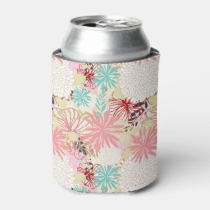 Floral background 4 can cooler