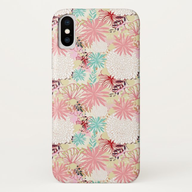 Floral background 4 Case-Mate iPhone case (Back)