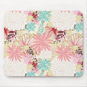 Floral background 4 mouse pad