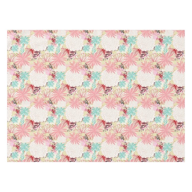Floral background 4 tablecloth (Front (Horizontal))