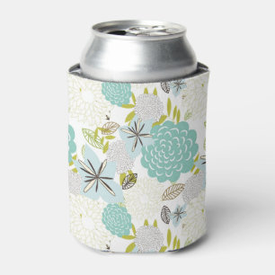 Floral background 5 can cooler