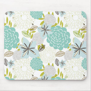 Floral background 5 mouse pad